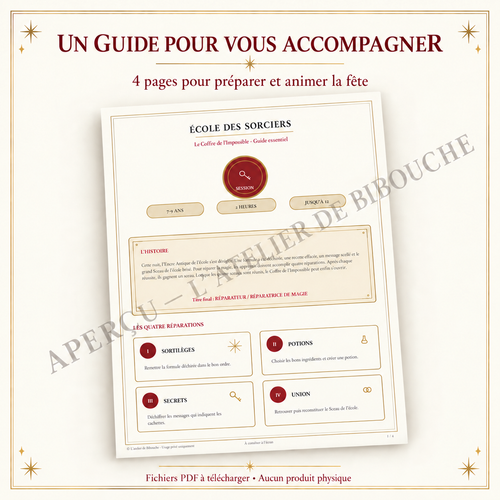 École des Sorciers — aperçu avec filigrane : guide