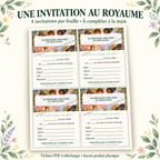 Le Royaume des Fées et des Elfes — aperçu avec filigrane : invitations